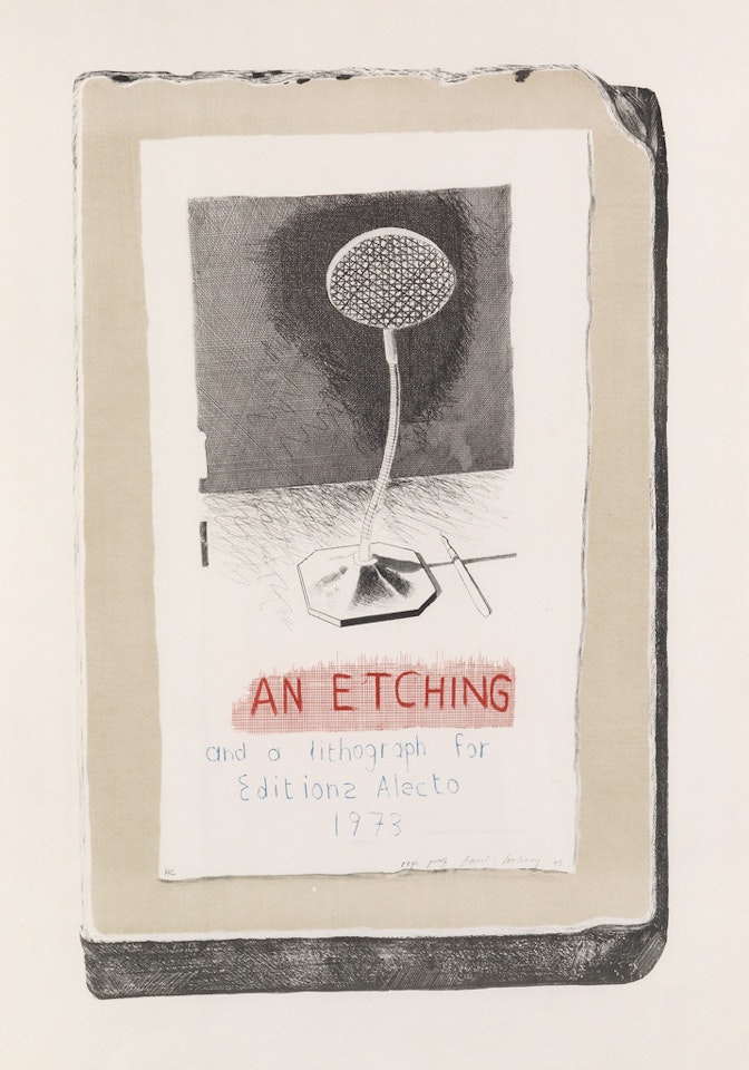 An Etching and a Lithograph for Editions Alecto by David Hockney
