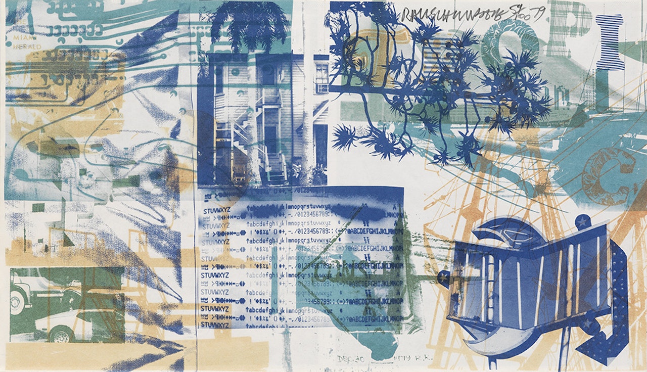 Piece for Tropic by Robert Rauschenberg