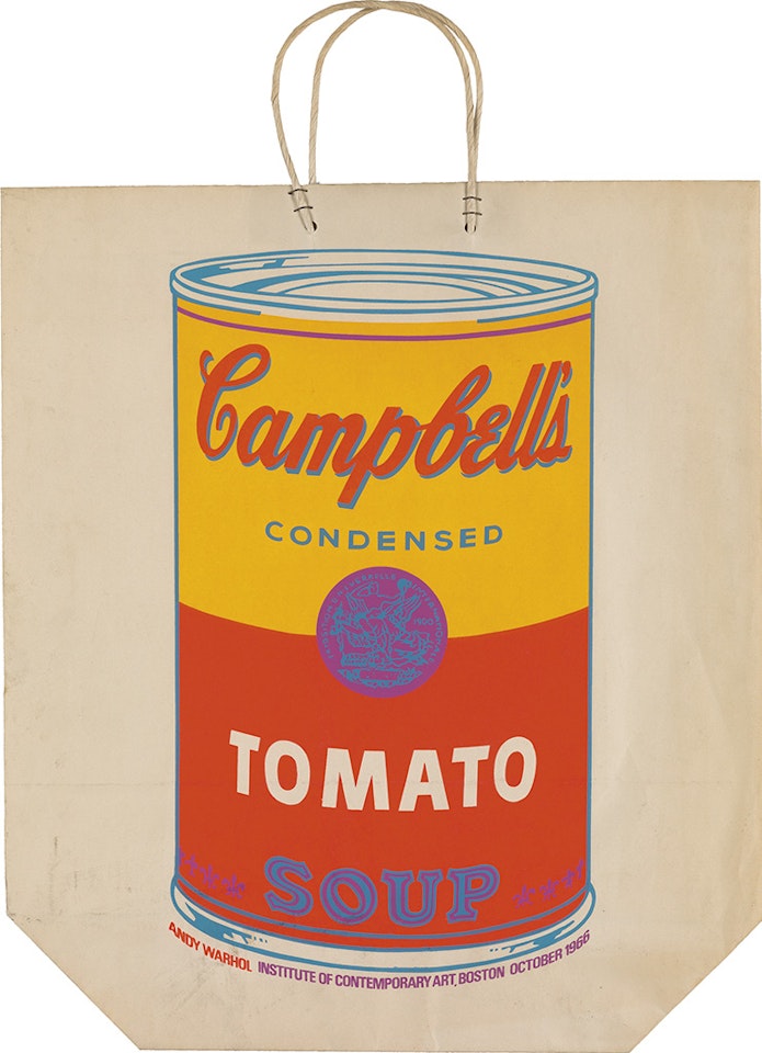 Campbell's Soup Can on Shopping Bag by Andy Warhol