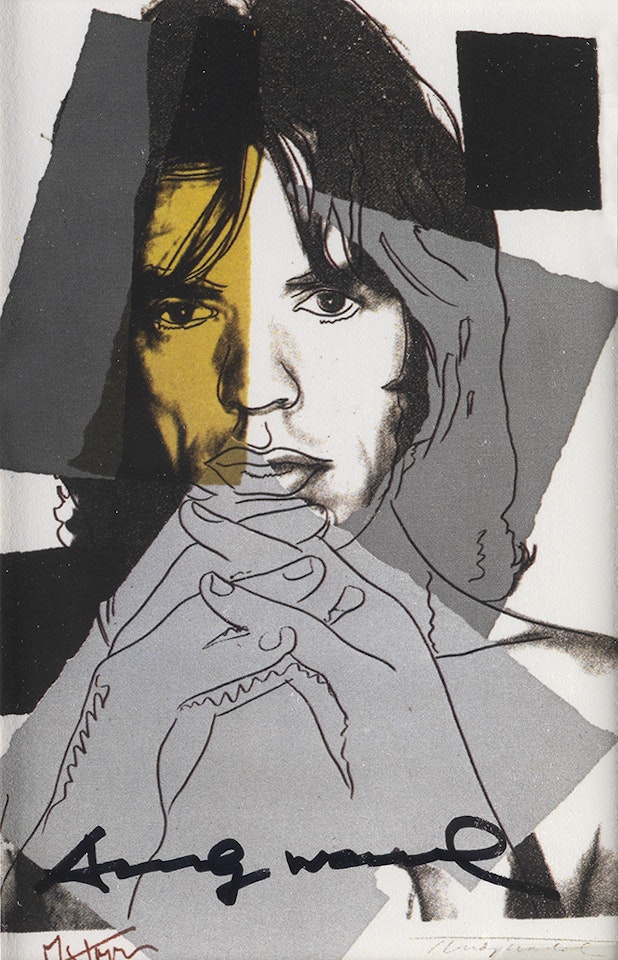 Mick Jagger by Andy Warhol