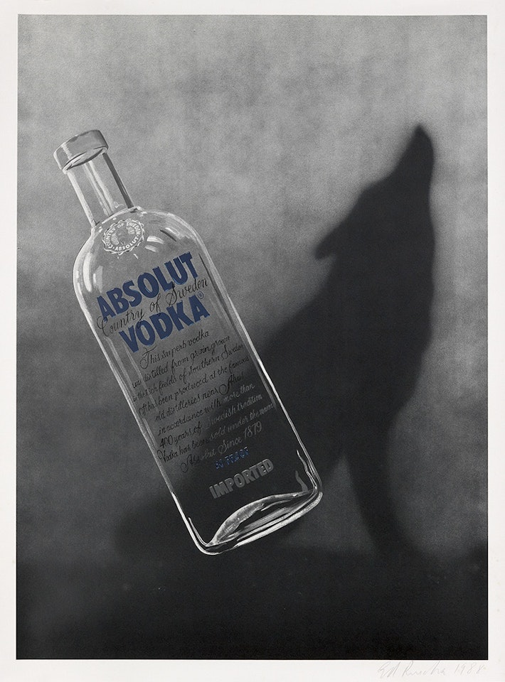 Absolut Coyote * Absolut by Ed Ruscha