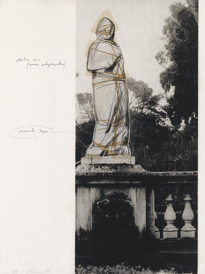 Wrapped Venus, Project for Villa Borghese, Rome by Christo