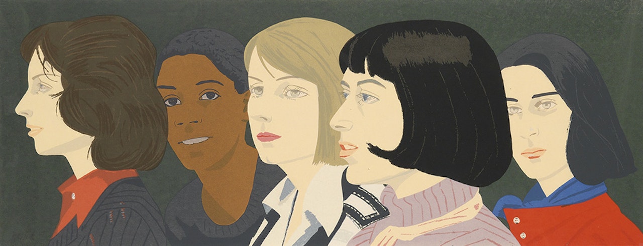 Five Women by Alex Katz