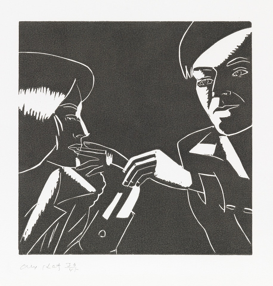 Carter and Phyllis by Alex Katz