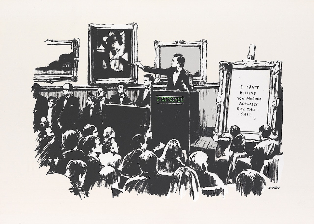 Morons by Banksy