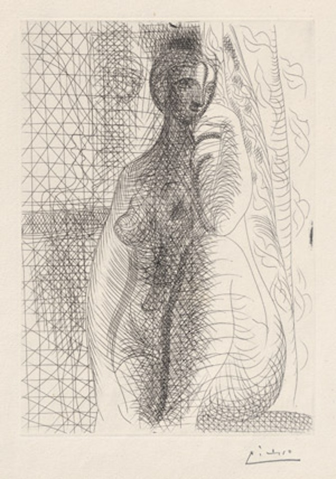 Femme nue à la Jambe pliée by Pablo Picasso