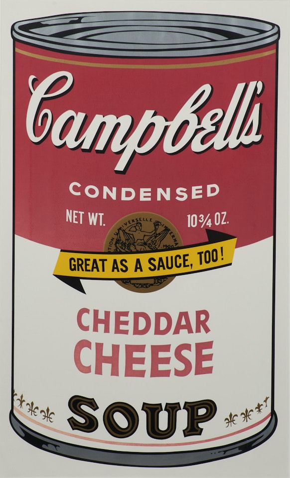 Cheddar Cheese, from Campbell"s Soup II (Feldman & Schellmann II.63) by Andy Warhol