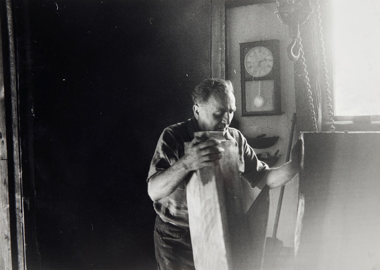 Raoul Hague by Robert Frank