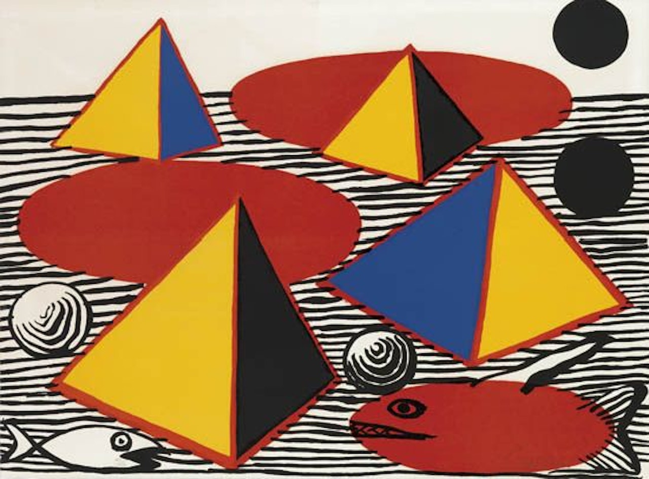 Pyramids and Fish by Alexander Calder