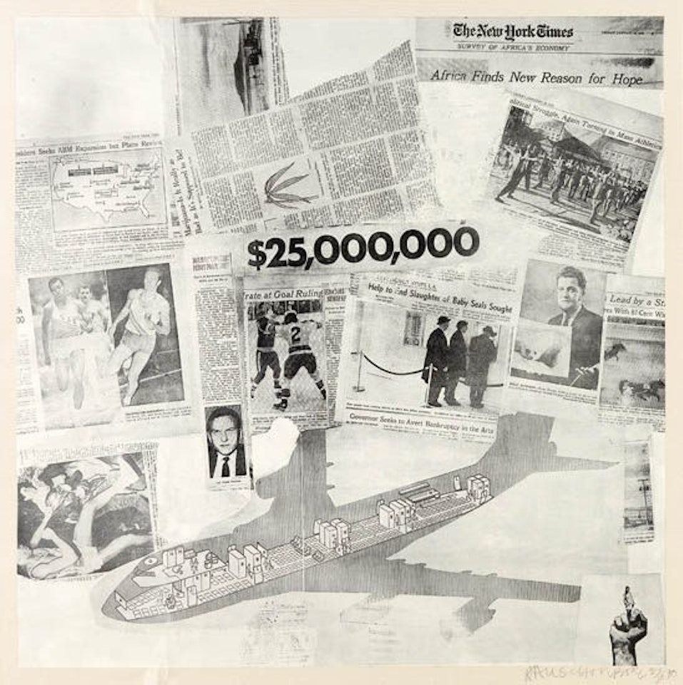 Features from Currents by Robert Rauschenberg