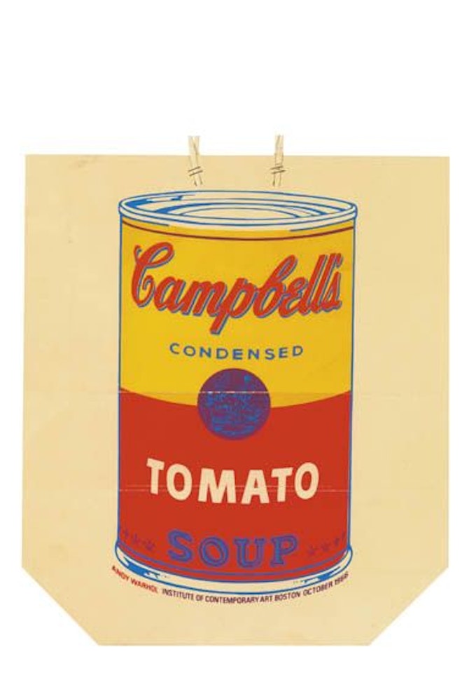 Campbell's Soup Can on Shopping Bag by Andy Warhol