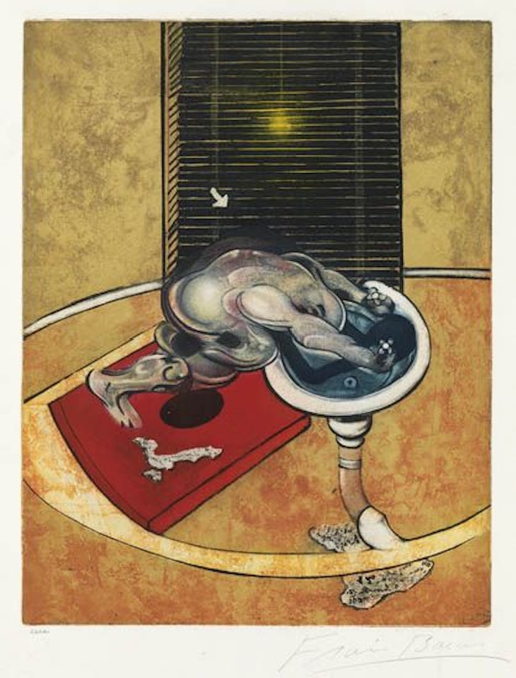 Man at a Washbasin by Francis Bacon