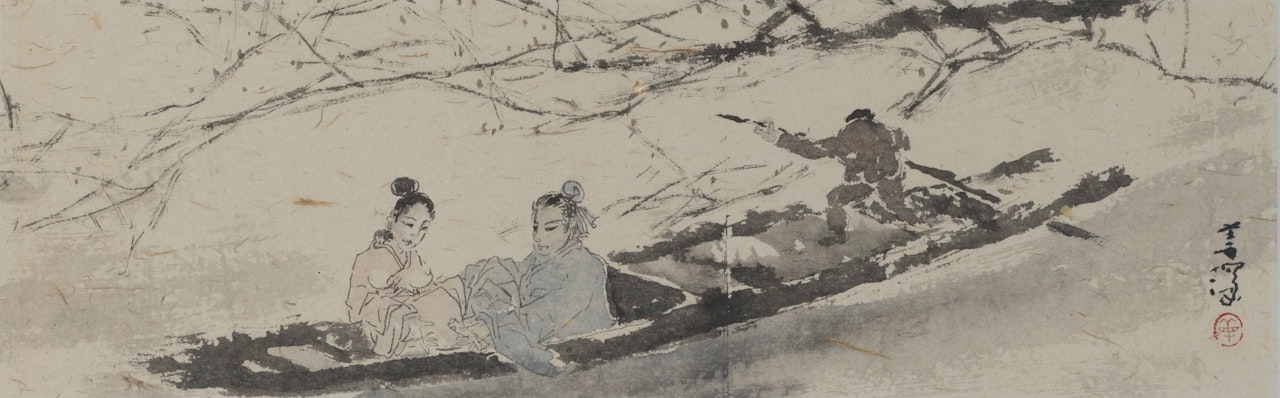 BOATING IN THE MOONLIGHT by Yang Shanshen