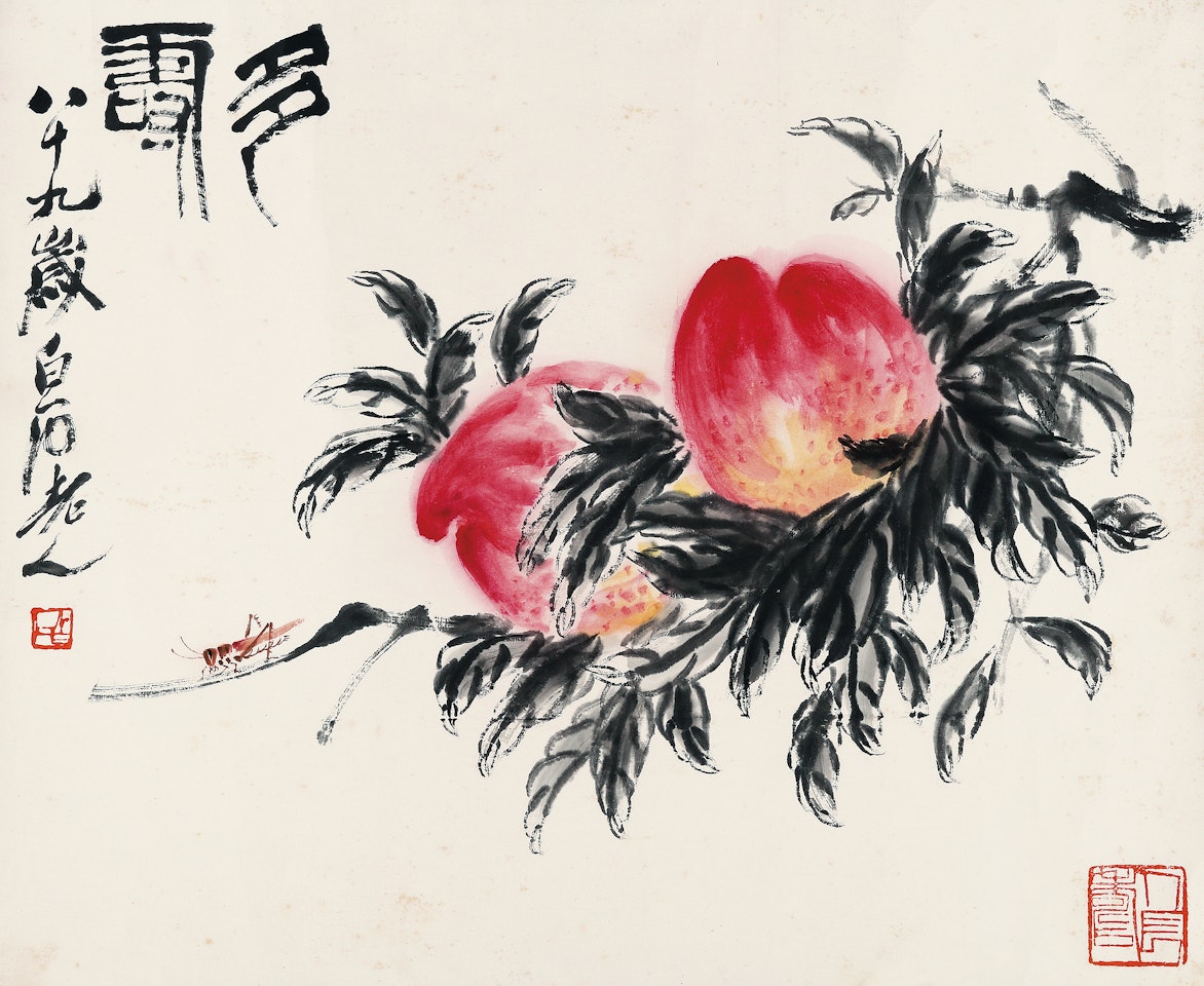 PEACHES by Qi Baishi