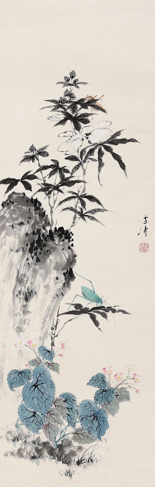 FLOWERS AND INSECTS by Wang Xuetao