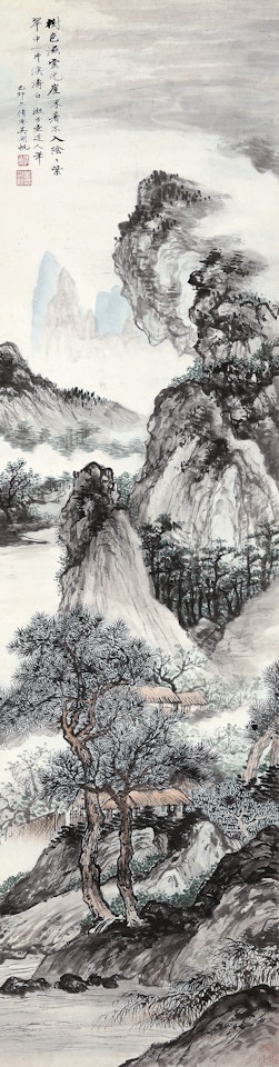 LANDSCAPE AFTER FANG CONGYI by Wu Hufan
