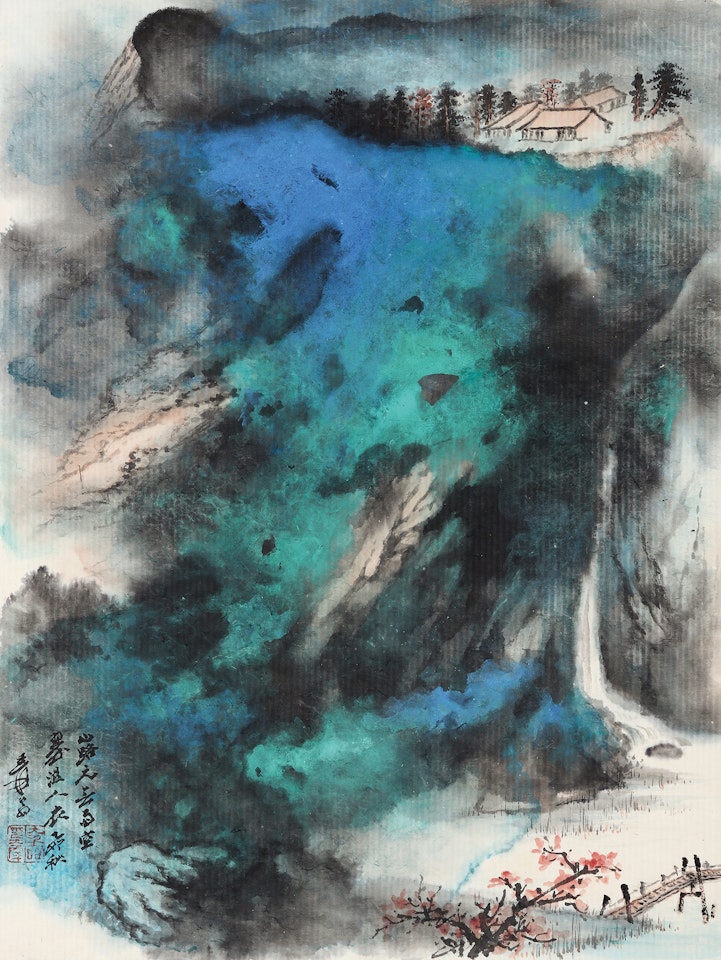 SPLASHED-COLOR LANDSCAPE by Zhang Daqian
