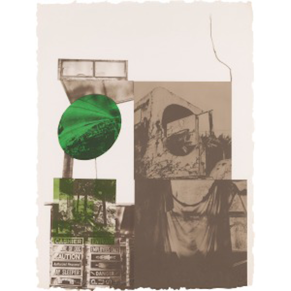Moon Melon, from Rookery Mounds (Gemini 845) by Robert Rauschenberg