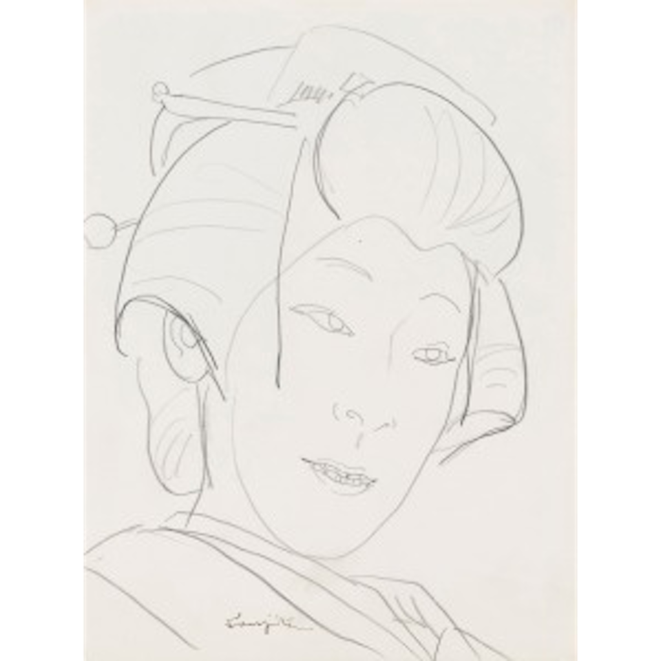 Nihon buyō by Leonard Tsuguharu Foujita