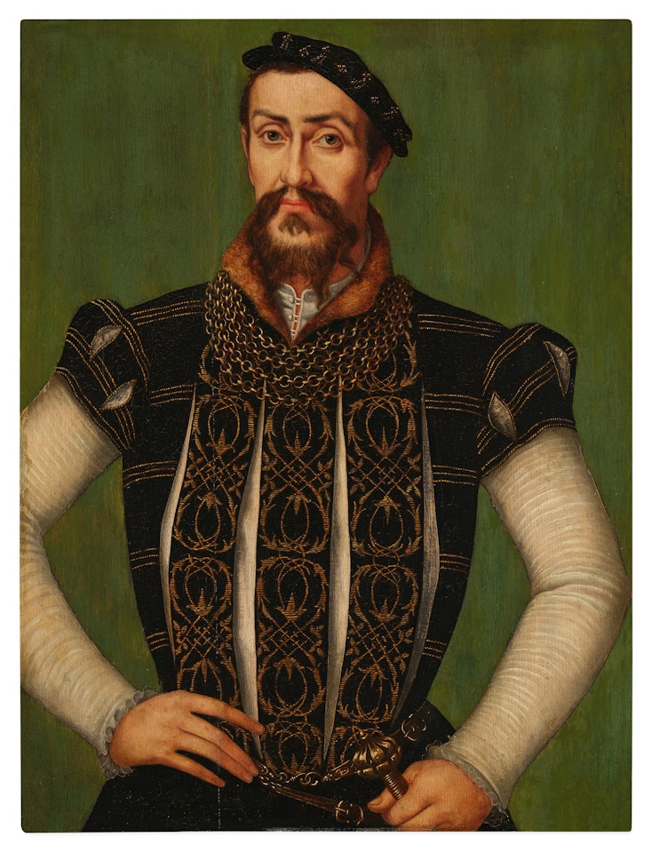 Portrait of a Man, Possibly André de Dampierre by French School