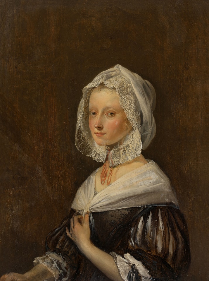 Portrait of a Young Lady by Dutch School