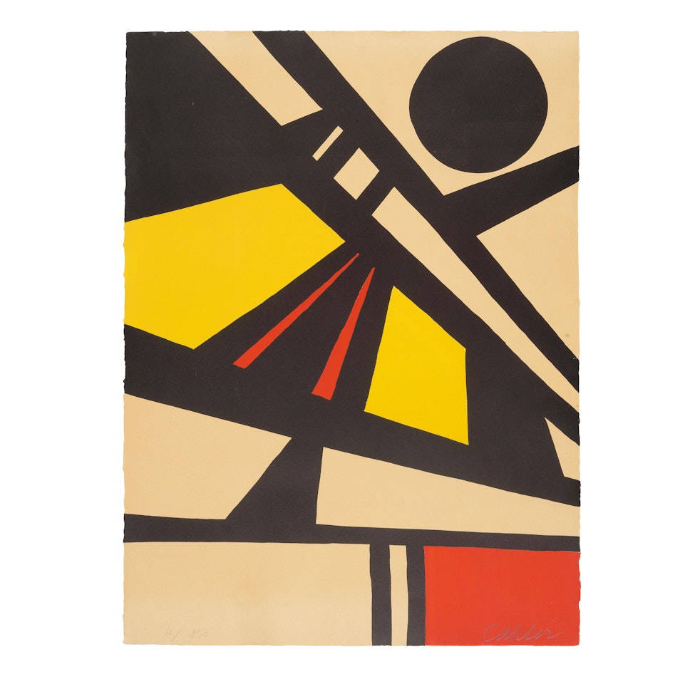 Untitled, from Graphikmappe Hochschule St. Gallen by Alexander Calder