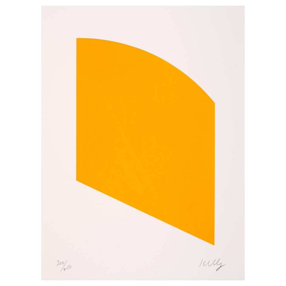 Orange (Axsom 309, Gemini 2018) by Ellsworth Kelly