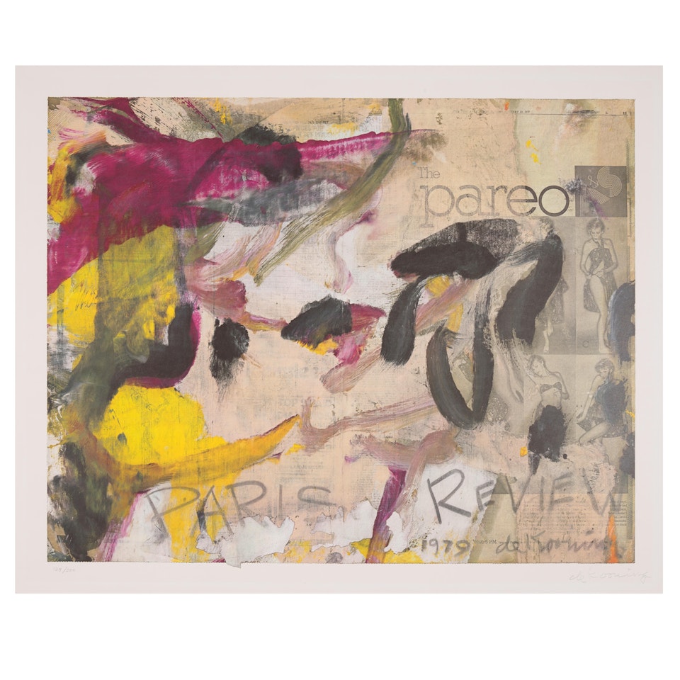Paris Review by Willem de Kooning