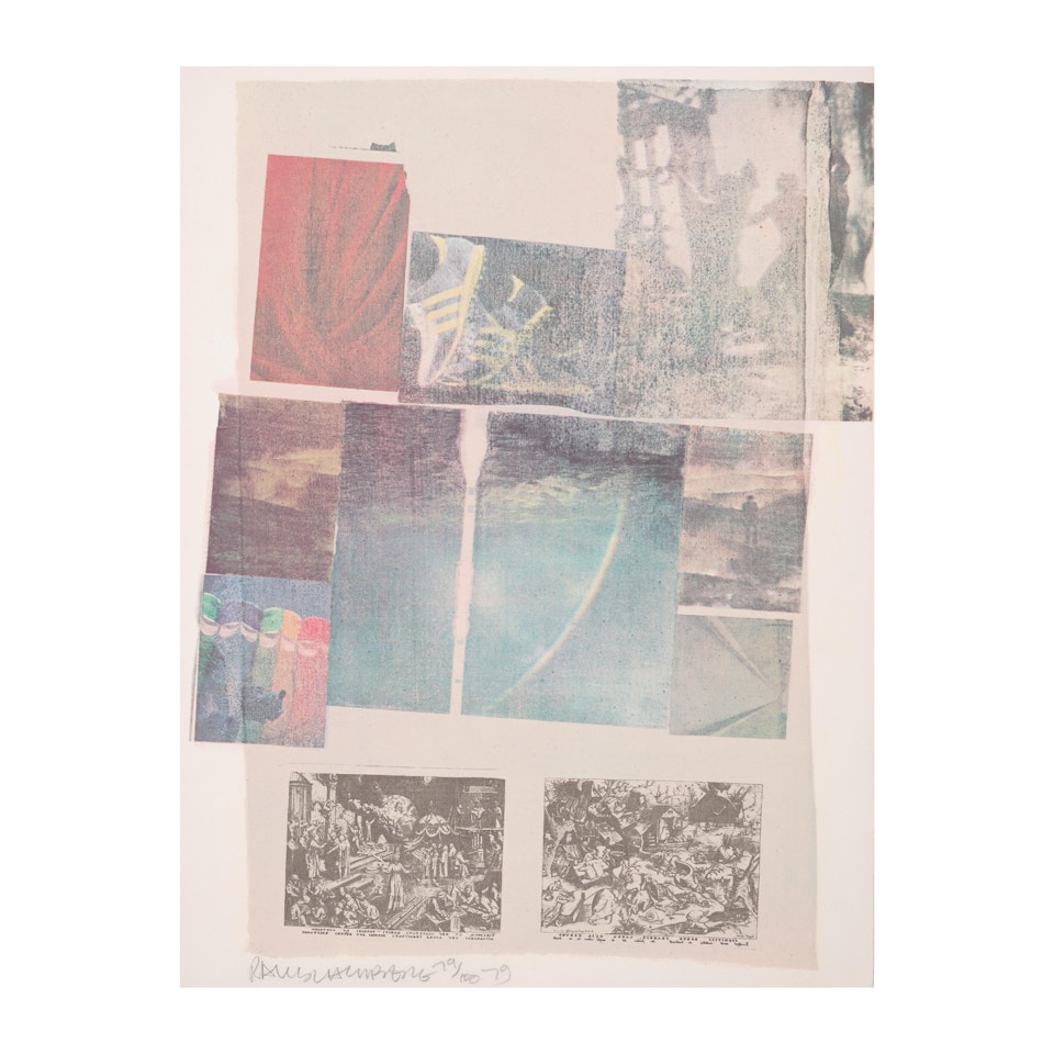 People Have Enough Trouble Without Being Intimidated by an Artichoke by Robert Rauschenberg