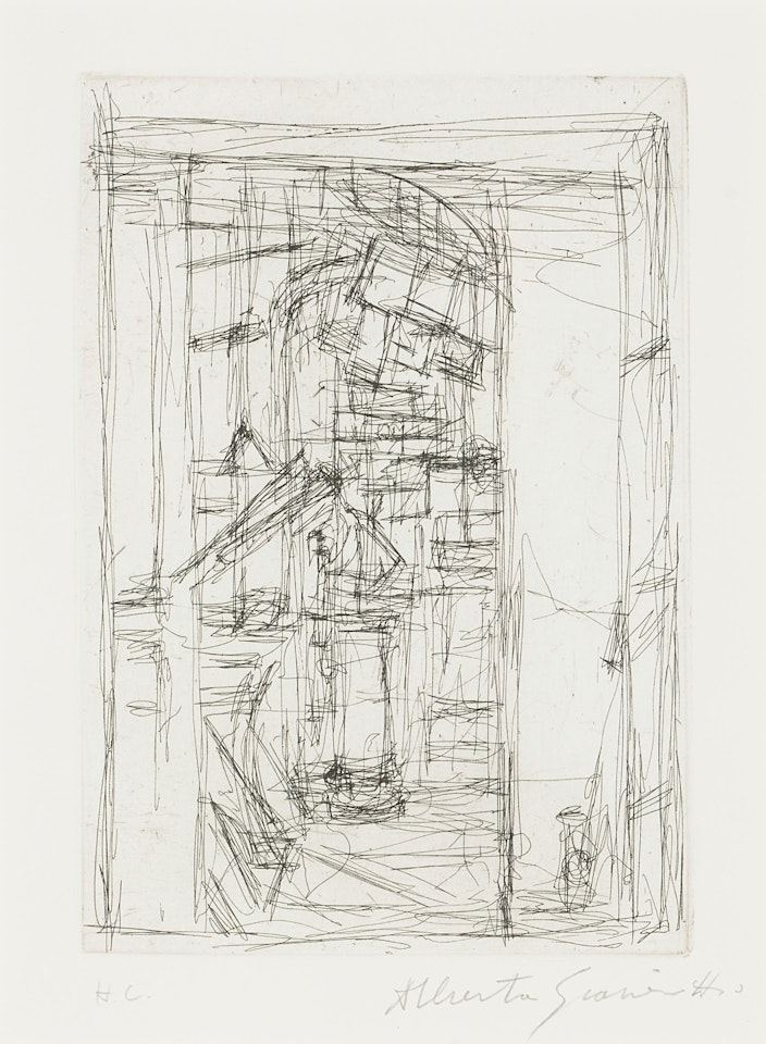 Interior with the Stove (Lust 70) by Alberto Giacometti