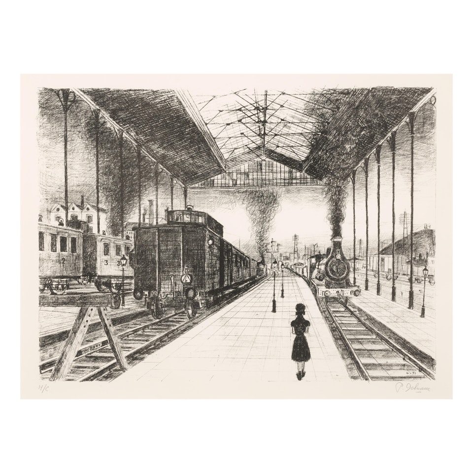 The Station (Jacob 51) by Paul Delvaux