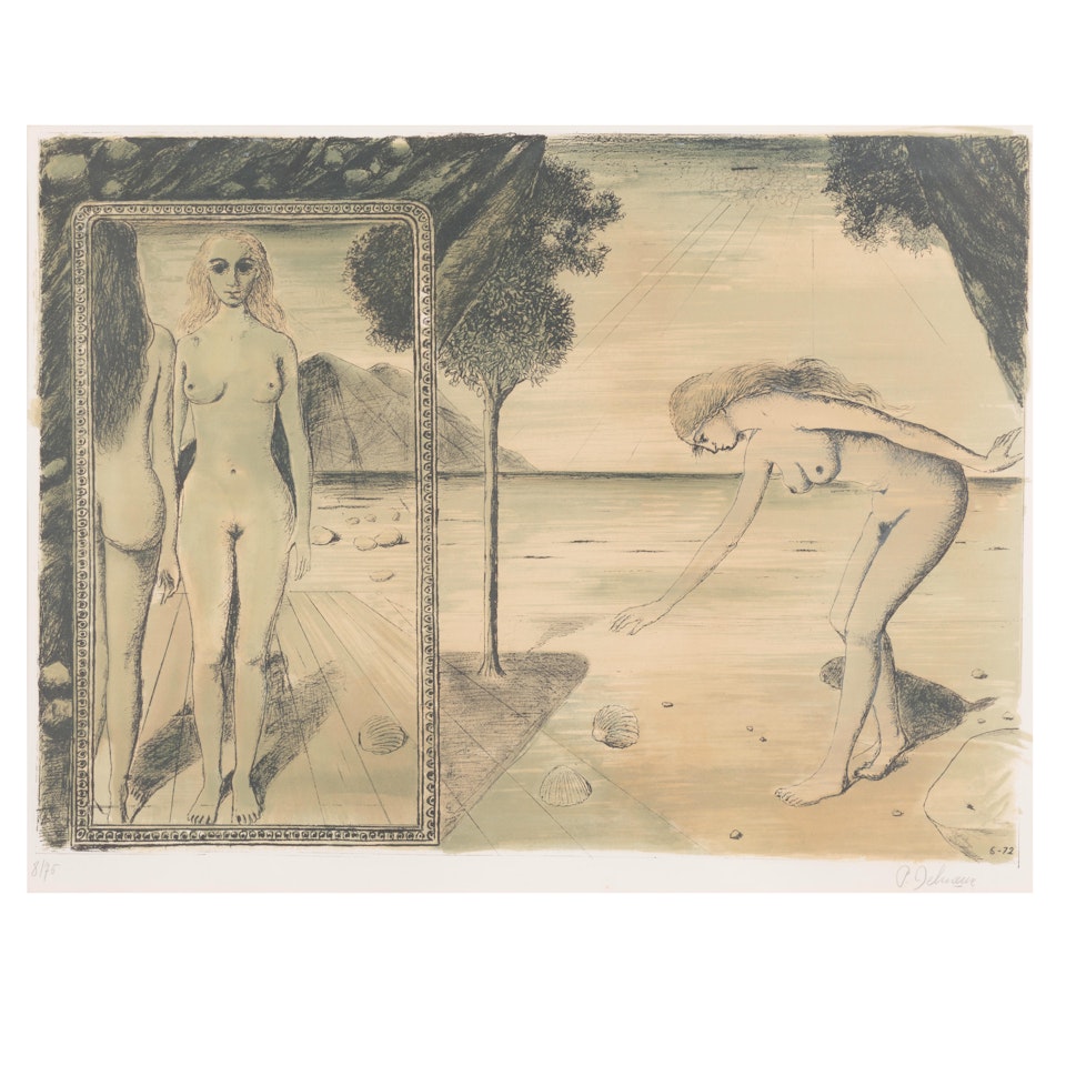 The Beach (Jacob 60) by Paul Delvaux