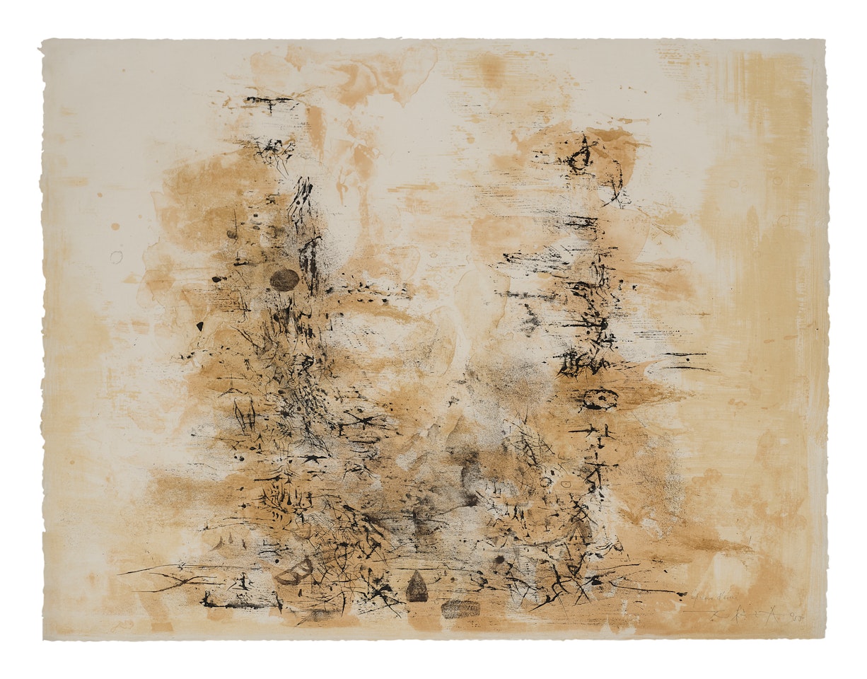 TWO TREES by Zao Wou-Ki