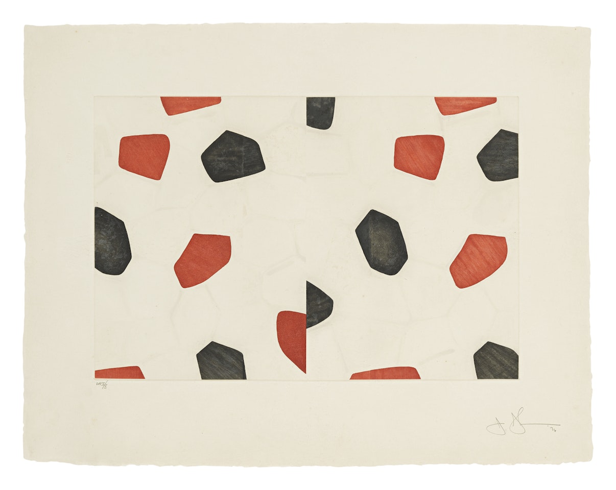 UNTITLED II (ULAE 172) by Jasper Johns
