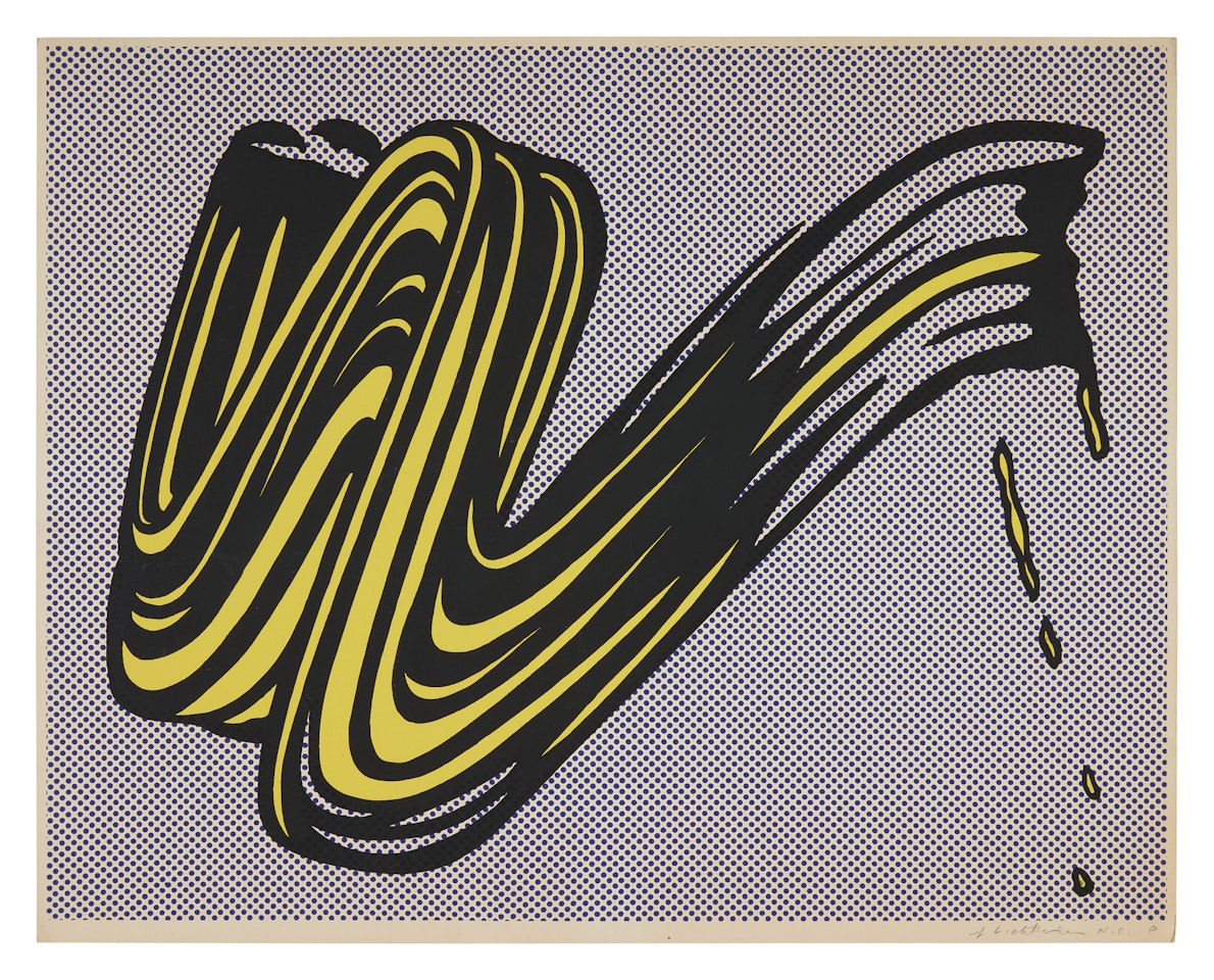 BRUSHSTROKE (CORLETT II.5) by Roy Lichtenstein