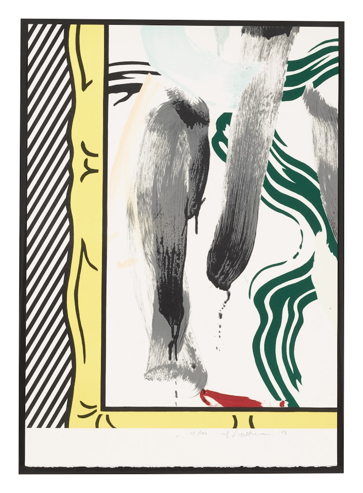 AGAINST APARTHEID (CORLETT 200) by Roy Lichtenstein