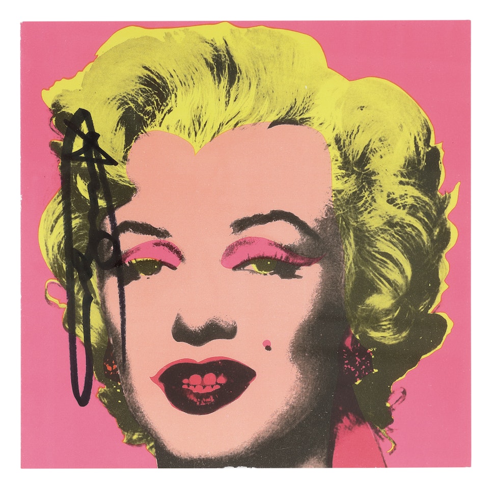 MARILYN (INVITATION) (NOT IN FELDMAN & SCHELLMANN) by Andy Warhol