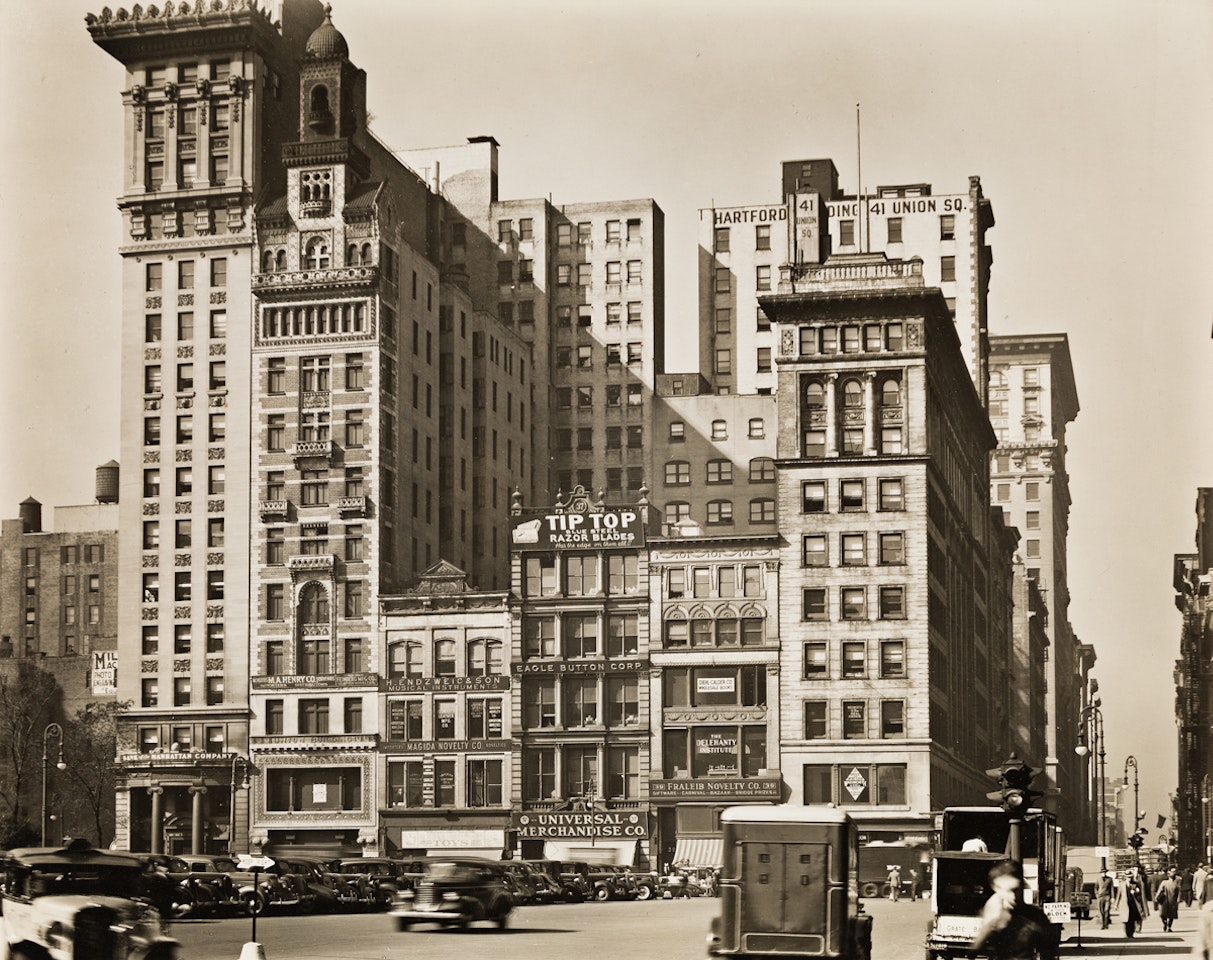 Union Square West, Nos. 31-41 by Berenice Abbott
