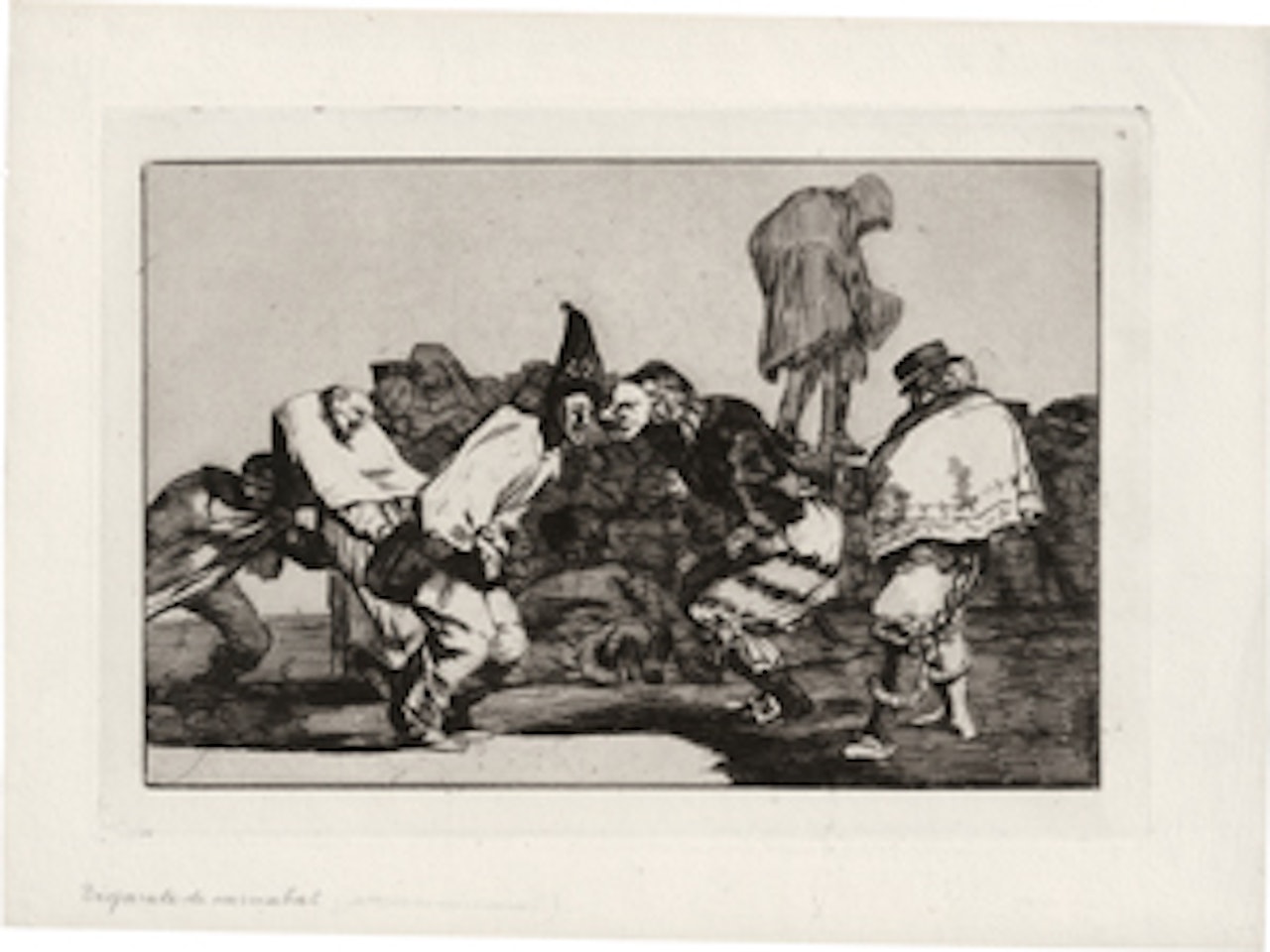Disparate de carnabal by Francisco José de Goya