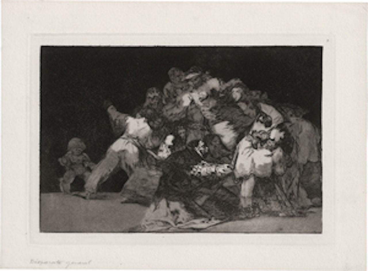 Disparate general by Francisco José de Goya