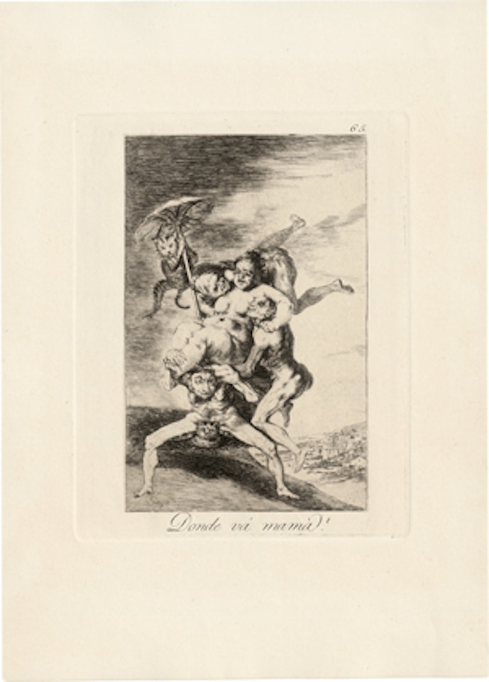 Donde vá mamà? by Francisco José de Goya