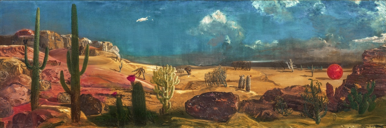 The Indestructible Desert by Sindutomo Sudjojono