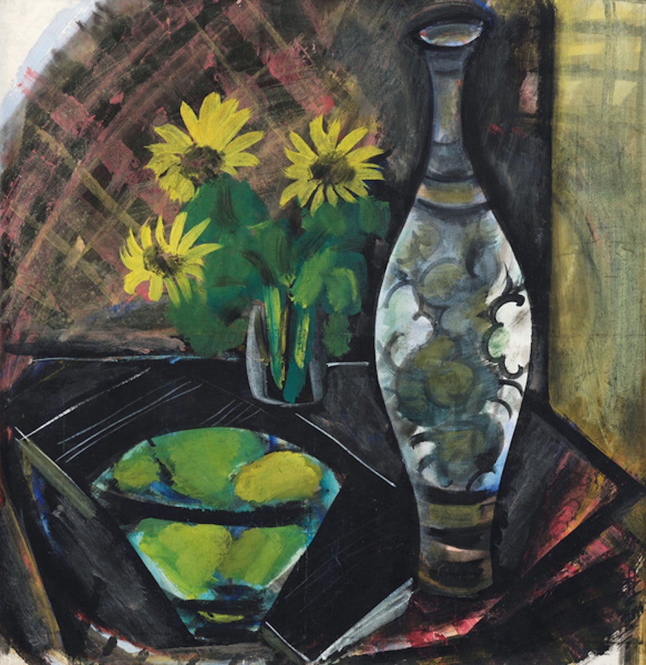 VASES AND FRUITS by Lin Fengmian