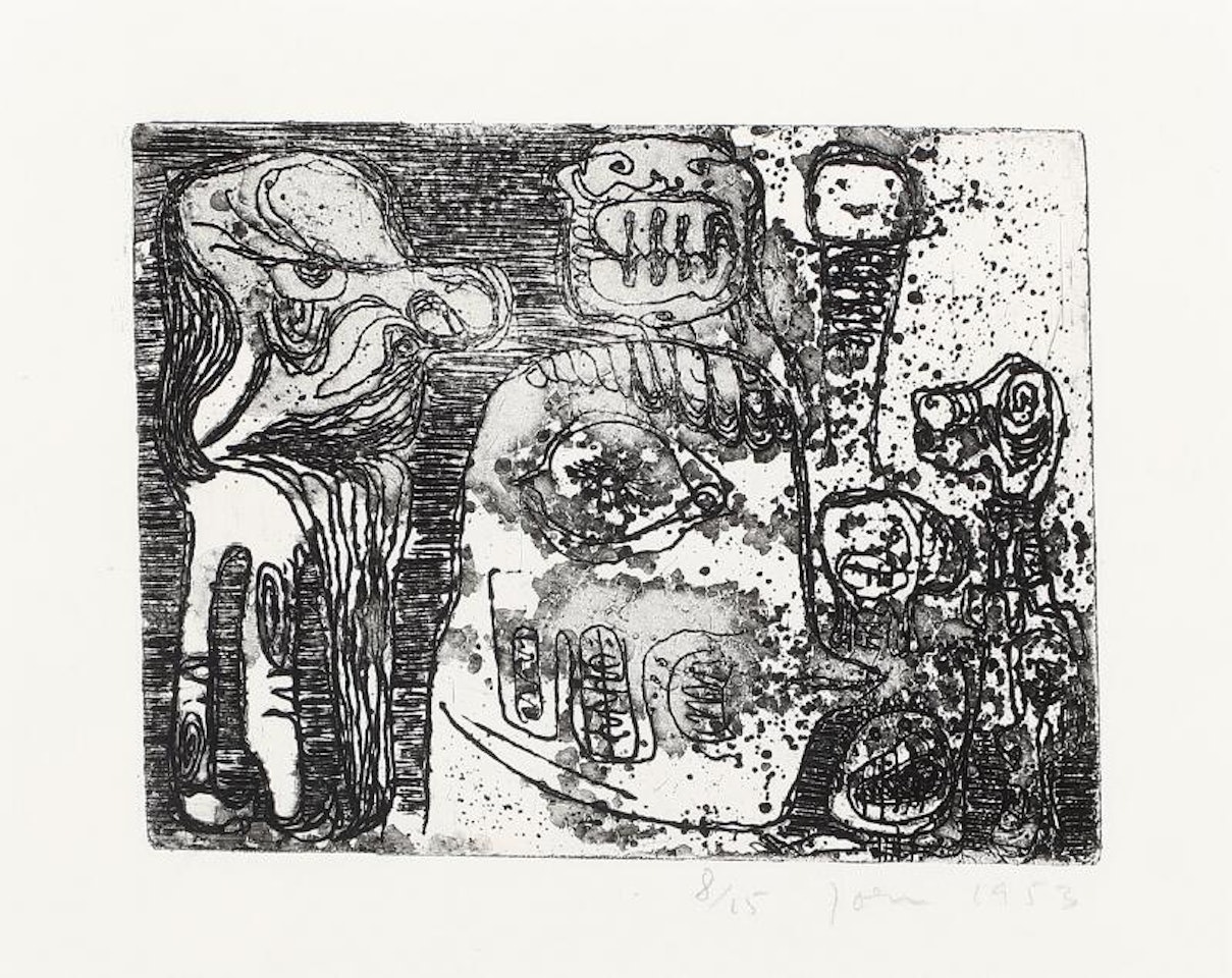 “Silence de promenade” by Asger Jorn