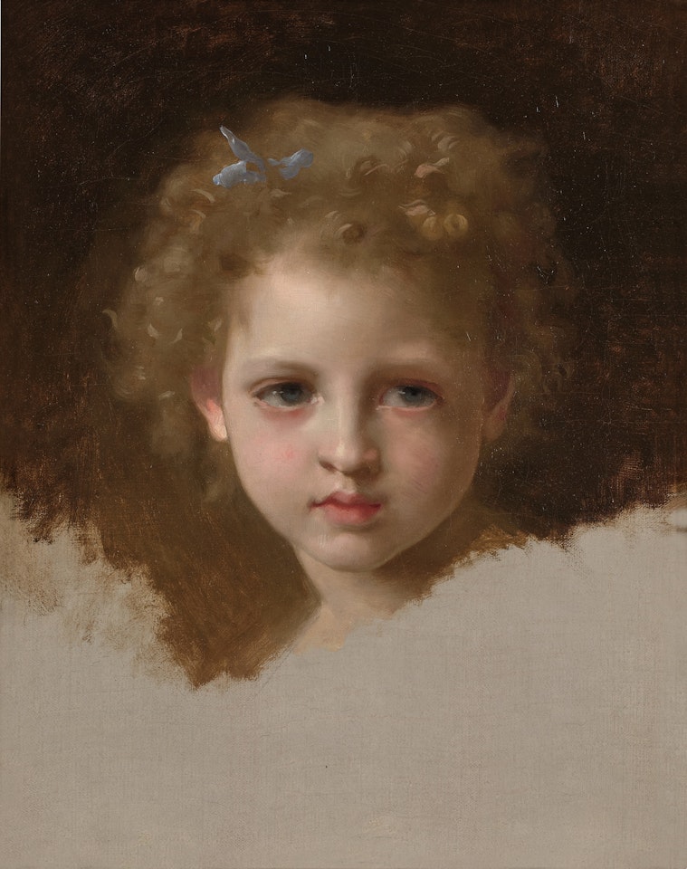 Study for Girl with Violets by William-Adolphe Bouguereau