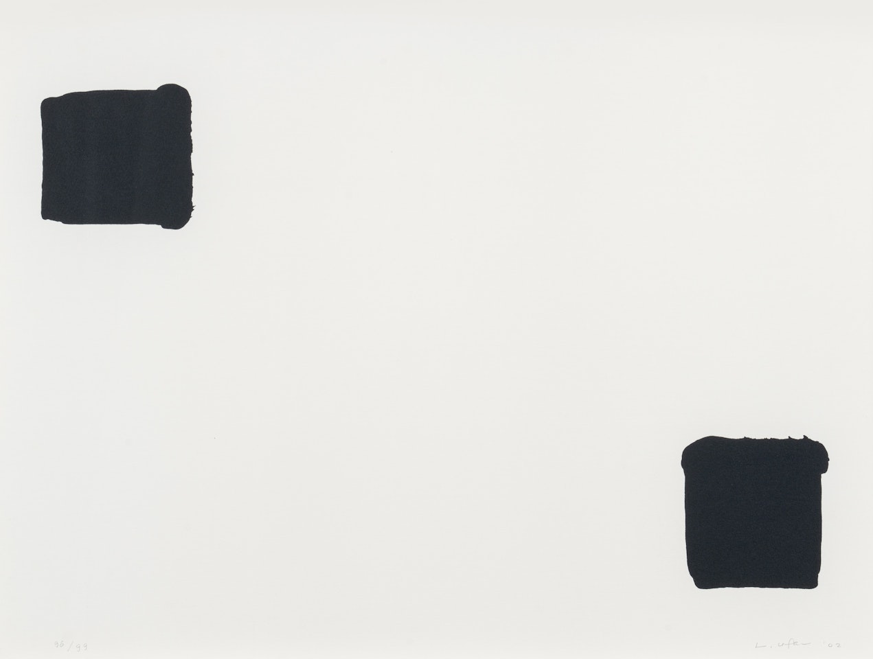 Correspondence B by Lee Ufan