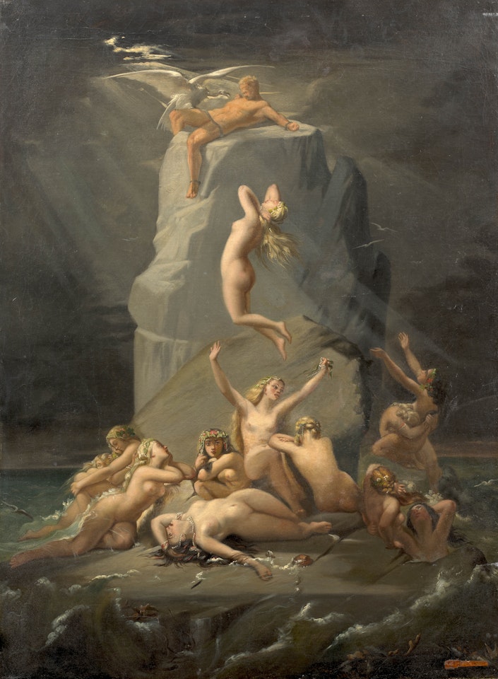Désolation des Océanides au pied du roc où Prométhée est enchaîné by French School