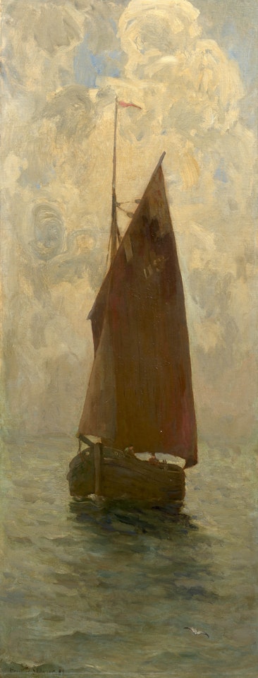 Voilier par mer calme by Henri Le Sidaner