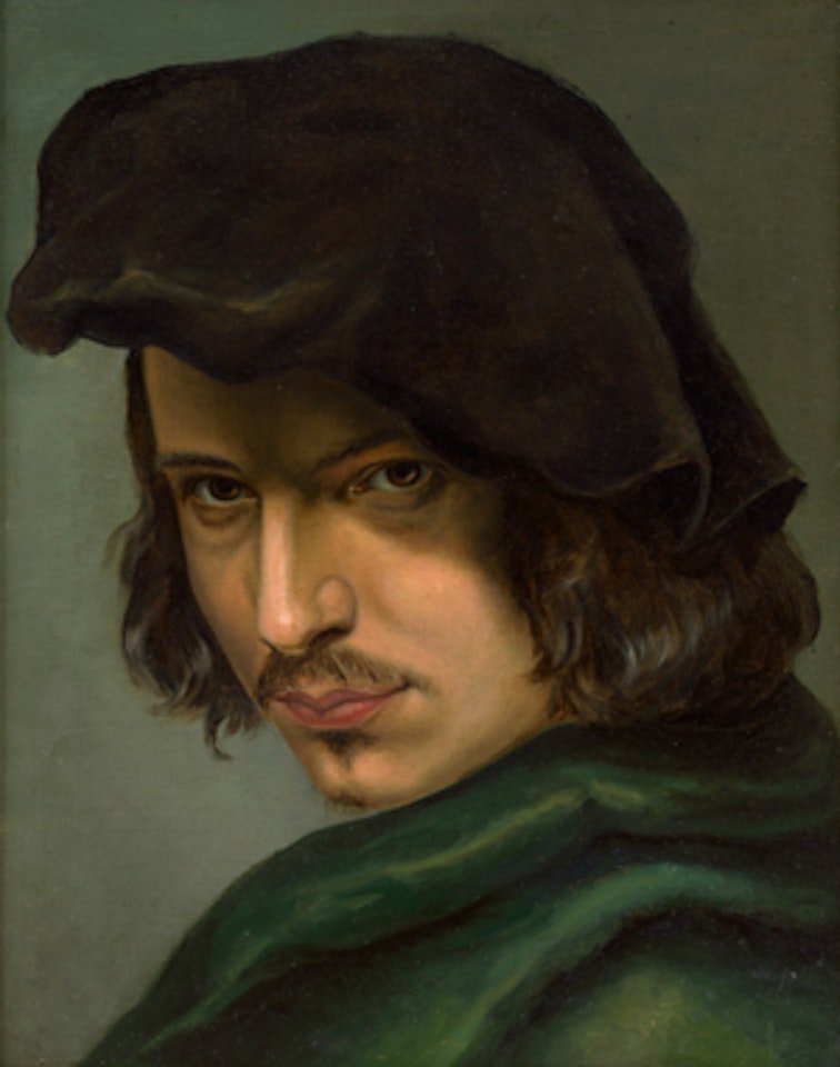 self-portrait of a Romantic artist by German School