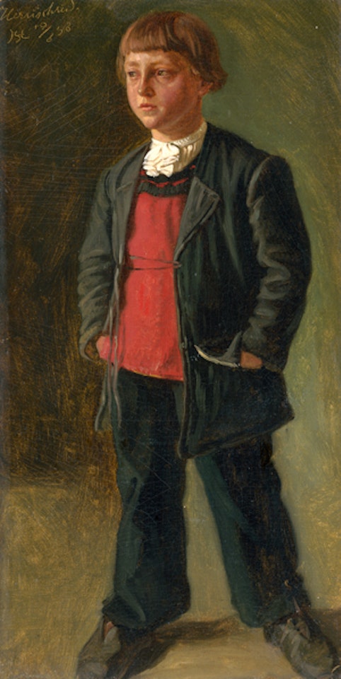 Boy in Hotzenwälder costume by German School